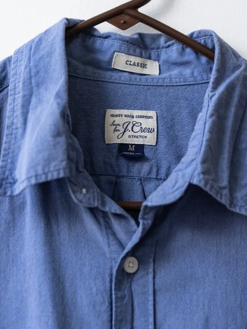 J Crew Blue Men's Cotton Button down